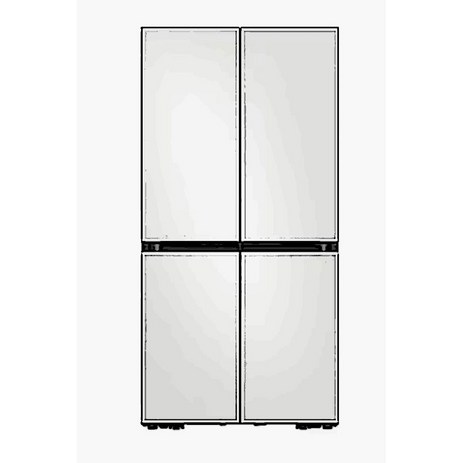 삼성 비스포크 4도어 키친핏 양문형 냉장고 615리터 코타화이트 RF60C9012AP01-추천-상품