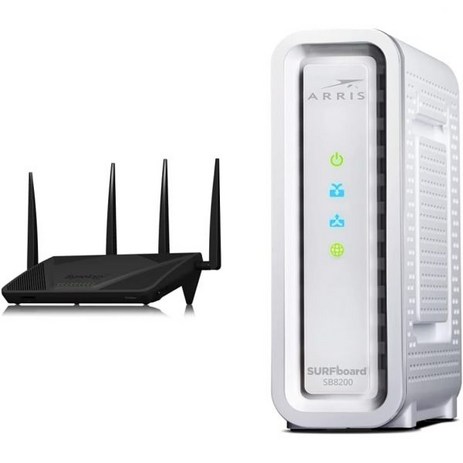 Synology RT2600ac – 4x4 듀얼 밴드 기가비트 Wi Fi 라우터 MU MIMO 강력한 부모 제어 위협 방지 대역폭 관리 VPN 메쉬 Fi로 확장 가능, RT2600ac_Wi-Fi router + Modem-추천-상품