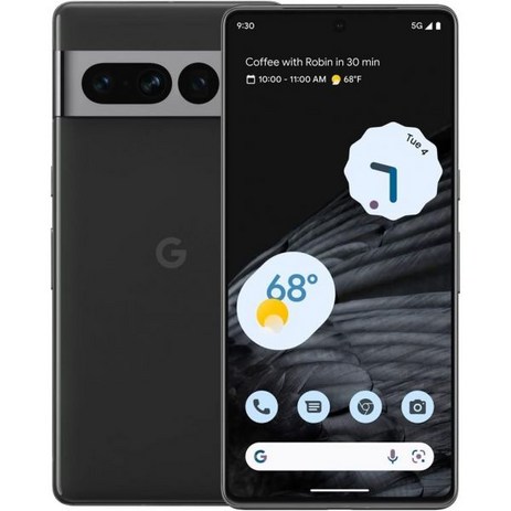 Google 픽셀 7 Pro 5G US 버전 128GB Hazel Unlocked 갱신, Obsidian, 256GB, 256GB-추천-상품