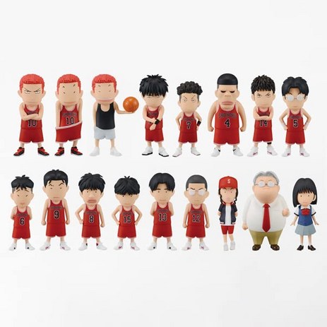 토에이 [영화 상품]THE FIRST SLAM DUNK FIGURE COLLECTION -쇼호쿠- SET 슬램 덩크 피규어 컬렉션, 단일 옵션개-추천-상품