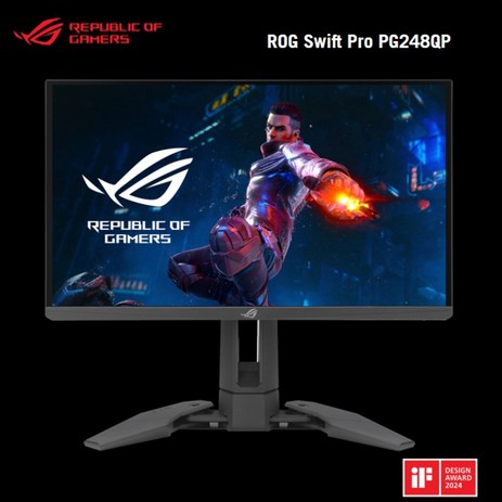 [공식인증점]에이수스 ASUS ROG SWIFT PRO ESPORTS TN패널 540Hz 0.2ms HDR 게이머용 24인치 게이밍 모니터, PG248QP, 61cm-추천-상품