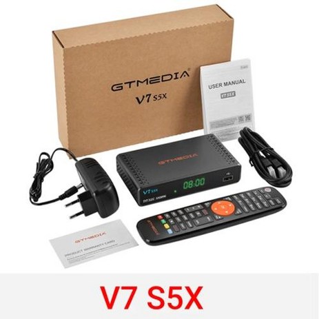 GTMEDIA 위성 TV 리시버 DVBS2X S2S 풀 HD 1080P H265 셋톱 박스 지지대 USB 와이파이 디지털 수신기 V7S5X, 2) V7 S5X  Eu 플러그-추천-상품