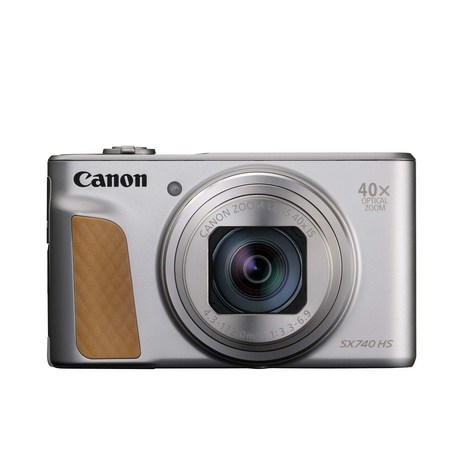 Canon 컴팩트 디지털 카메라 PowerShot SX740 HS 실버 광학 40배 줌4K 동영상Wi-Fi 대응 PSSX740HSSL, 상세페이지 참조-추천-상품