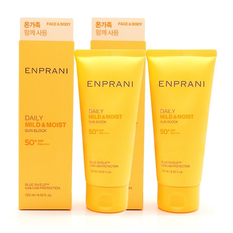 엔프라니 데일리 선크림 120ml+120ml, 2개, 120ml-추천-상품