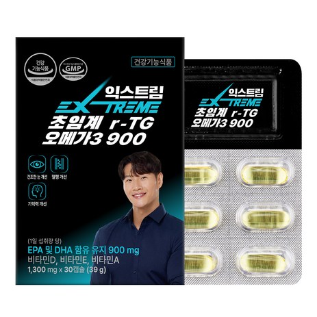 익스트림 초임계 r-TG 오메가3 900mg, 1개, 30정-추천-상품