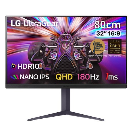 [LG전자 공식인증점] LG 32GS85Q 32인치 게이밍모니터 울트라기어 QHD 나노IPS 180Hz 1ms 신모델 출시 (32GP850 후속), 32GS85Q (무료배송)-추천-상품