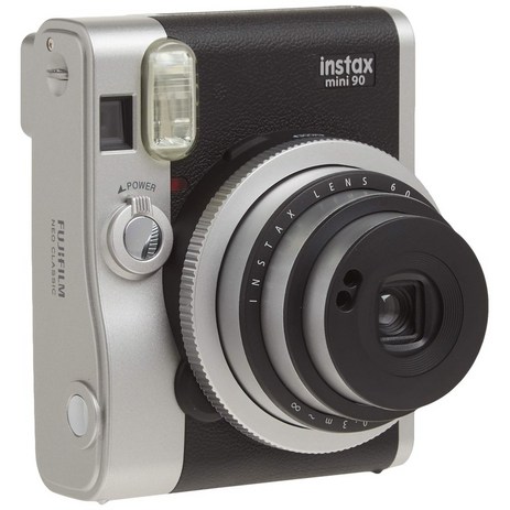 FUJIFILM 인스턴트 카메라 체키 instax mini 90 네오 클래식 블랙 INS MINI 90 NC-추천-상품