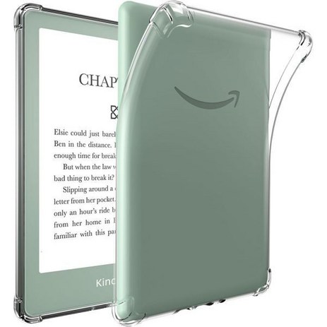 Clear Kindle 킨들 케이스 for 6.8 All-New Paperwhite 11세대 2021 and 시그니쳐 에디션 TPU 백커버 초슬림 경량 유연한 투명한 소프트 스킨, Clear-Do NOT Fit Kindle 6