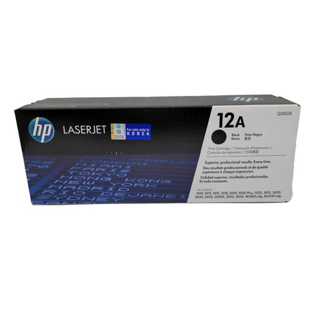 HP Laserjet 3150 정품토너 검정 2000매 (Q2612A), 1개-추천-상품