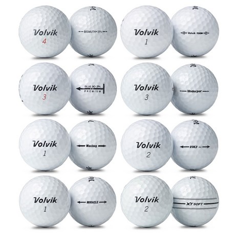 볼빅 흰볼 골프 로스트볼 A+, 흰색, 1개입, 30개-추천-상품