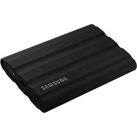 외장하드 노트북 저장장치 데이터복구 문서 Samsung T7 Shield 1TB 외장형 SSD 방수 및 방진 최대 전송 속도 1050MBs USB3.2 Gen2(10Gbps T-추천-상품