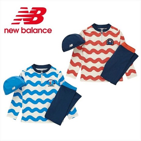 뉴발란스 NEW BALANCE 키즈 Beach Lounge 래쉬가드 유니 2in1 NK9RE2110U 251649-추천-상품