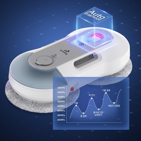 샤오미 창문 로봇 청소기 유리창 베란다 아파트 유리 대리석 카페 사무실 거실 욕실 화장실 청소 ArtDog S8 PRO-추천-상품