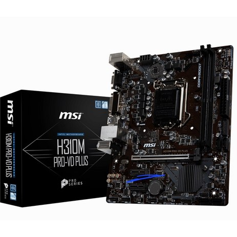 MSI H310M PRO-VDPLUSE/인텔 8 9세대 메인보드/H310칩셋 (인텔 LGA1151-V2 소켓) 중고-추천-상품