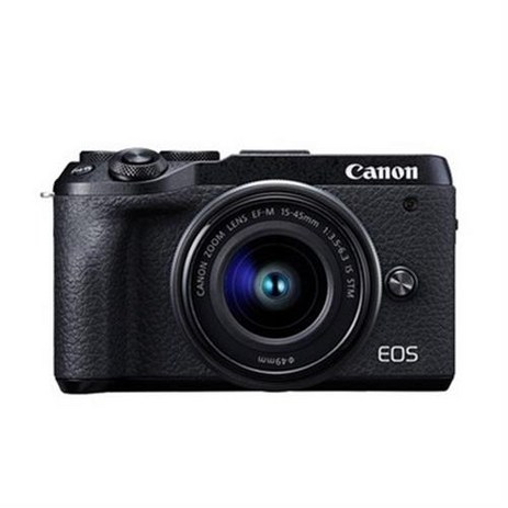 캐논 미러리스 EOS M6 Mark 2 Black 15-45 KIT-추천-상품