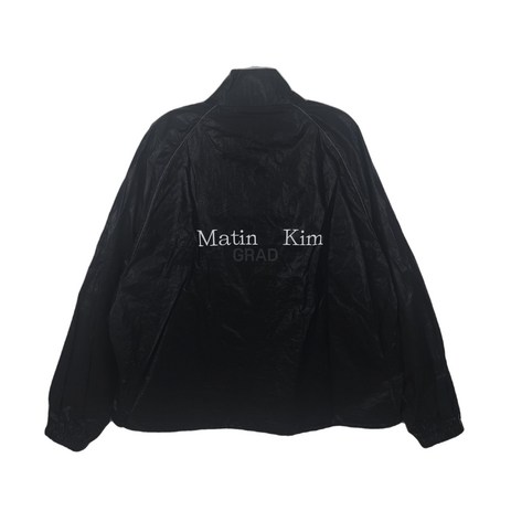 [당일발송] 마뗑킴 자켓 로고 코팅 점퍼 블랙 아이보리 MATIN KIM LOGO COATING JUMPER-추천-상품