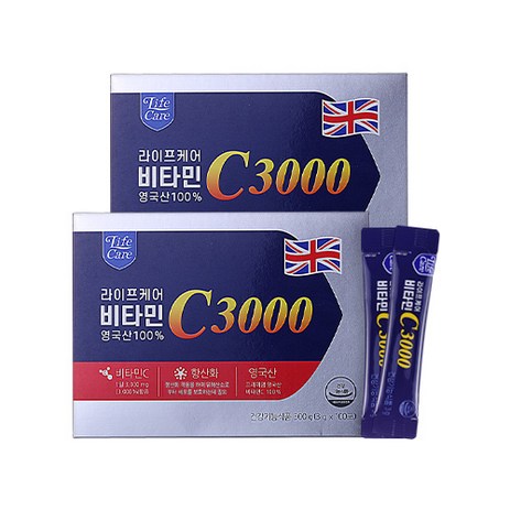 라이프케어 비타민C 3000 [100% 영국산], 300g, 2개-추천-상품