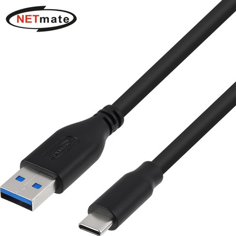 강원전자 넷메이트 NMC-CA310B USB3.1(3.0) C타입 AM-CM 케이블 1m (블랙)-추천-상품