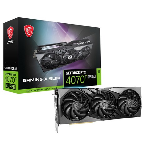 MSI 지포스 RTX 4070 Ti SUPER 게이밍 X 슬림 D6X 16GB 트라이프로져3-추천-상품