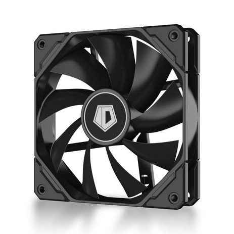 IDCOOLING TF12025 블랙케이스 팬 120mm PWM팬 CPU쿨러/방사기/PC용 CPU쿨러, Black-추천-상품