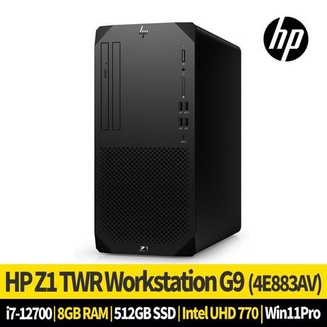 HP 워크스테이션 Z1 G9 4E883AV i7-12700 8G 512GB SSD 11PRO-추천-상품