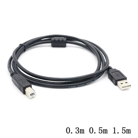 케이블 3M 5M USB 2.0 남성 B USB-B 프린터 스캐너 하드 디스크 30cm 0.3m 150cm 1.5m 0.5m 50cm, 01 30cm, 01 Black, 01 30cm_01 Black, 01 Black_01 30cm-추천-상품