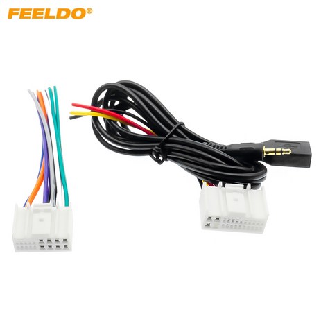 FEELDO 차량 오디오 CD 스테레오 배선 어댑터 USB/AUX3.5mm 기아 K2/K5/스포티지 R 공장 OEM 라디오 CD/DVD-추천-상품