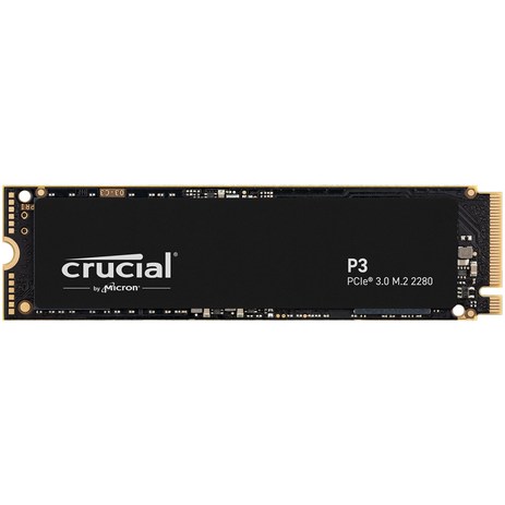 마이크론 크루셜 P3 M.2 NVMe SSD, CT2000P3SSD8, 2TB-추천-상품