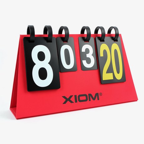 엑시옴 스코어보드 S4 멀티 레드 (5세트 35점제) /다목적점수판-추천-상품