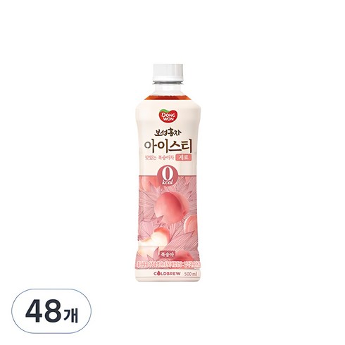 보성홍차아이스티 - 보성홍차 아이스티 제로 500ml 복숭아 x 18개, 48개