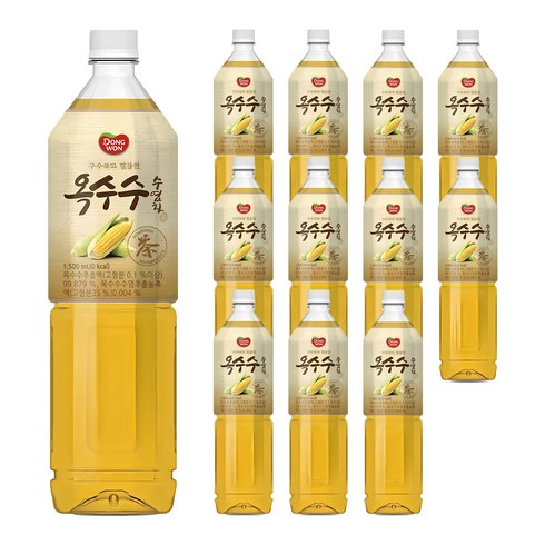 옥수수수염차 - 동원 옥수수수염차, 1.5L, 12개