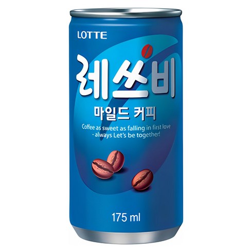 레쓰비캔커피 - 레쓰비 마일드 커피, 175ml, 60개