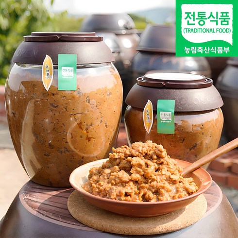 이순규전통장 - (감로이슬농원) 100% 국산콩 전통 재래식 시골 집 된장(3년숙성), 2kg, 1개