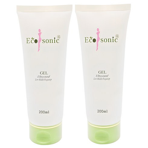 ecosonic - 세니피아 에코소닉 초음파 마사지젤 마사지크림 200ml, 2개