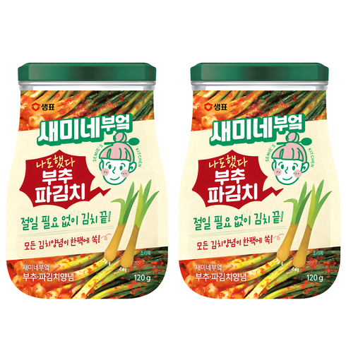 순애네부엌 - 새미네부엌 부추 파김치 양념, 120g, 2개