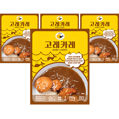 카레타 - 고레카레 수제카레, 4개, 200g