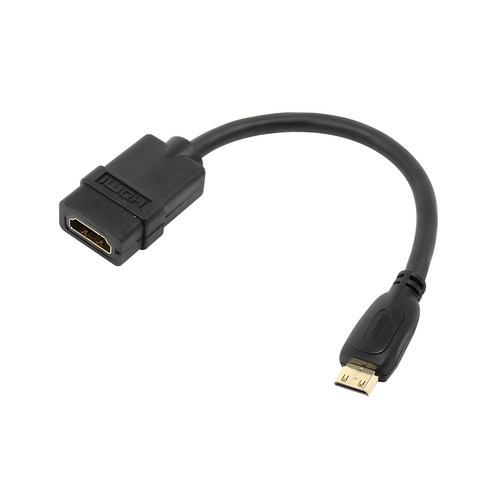 미니hdmi - 넥시 HDMI TO MINI HDMI 젠더 15cm, NX264, 1개