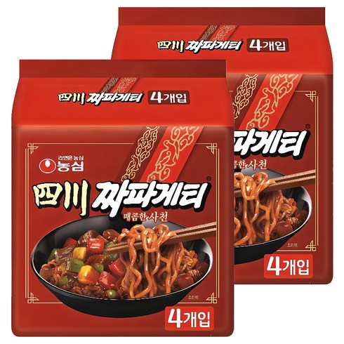 짜파게티 사천 137g, 8개