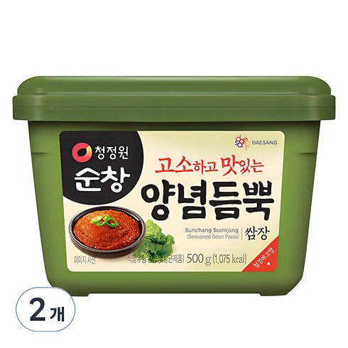 막장 - 청정원순창 양념듬뿍 쌈장, 500g, 2개