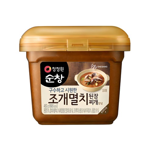 청정원된장 - 청정원순창 조개멸치 된장찌개 양념, 450g, 1개