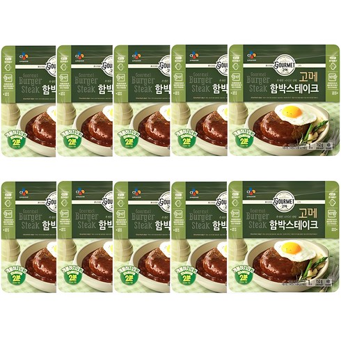 고메함박스테이크 - 고메 고메함박스테이크, 152g, 10개