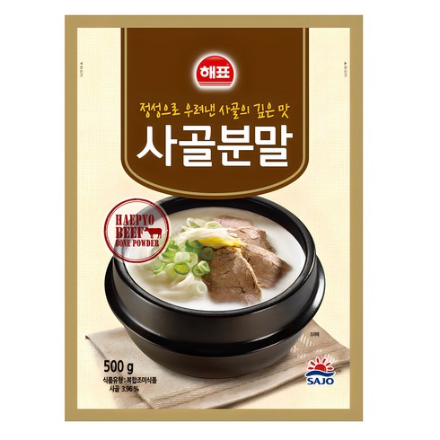 사골분말 - 해표 사골분말, 500g, 1개