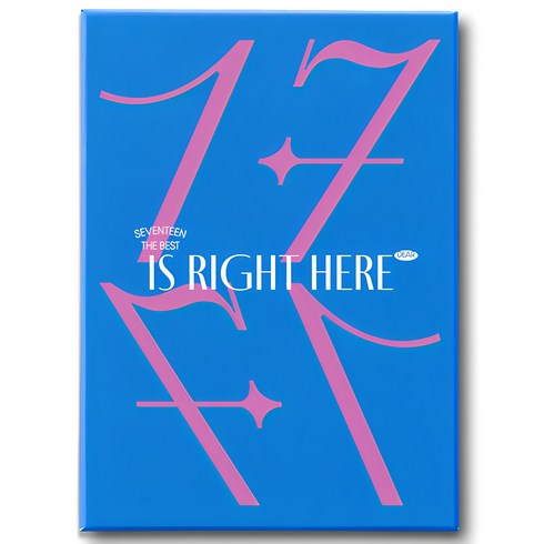 17isrighthere - 세븐틴 - SEVENTEEN BEST ALBUM '17 IS RIGHT HERE' DEAR Ver + 하드커버 바인더 랜덤발송 + 북클릿 세트 랜덤발송 + 가사지 + 포토카드 4p 랜덤발송 + 아웃박스 세트, 2CD