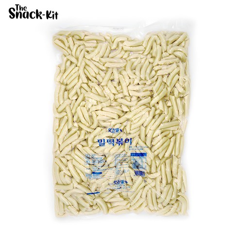 밀떡볶이 - 맛찬들 백미 밀떡볶이 소 3kg 당일제조 말랑이떡 밀떡 떡볶이떡 대용량 분식재료, 1개