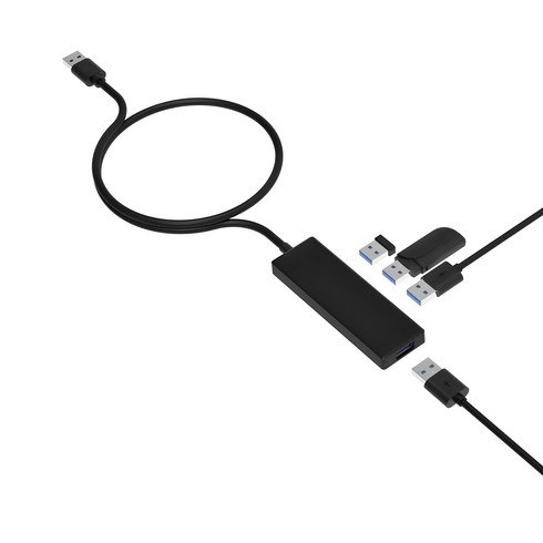 usb허브 - 홈플래닛 USB-A 4포트 USB 3.0 허브 (50cm 케이블) AU301