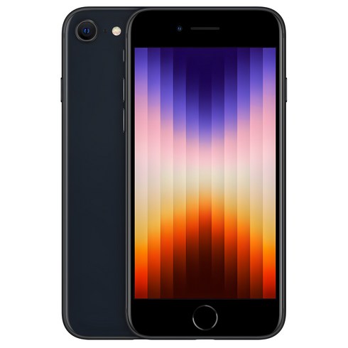 se3 - Apple 2022 아이폰 SE 3세대 자급제, 미드나이트, 128GB