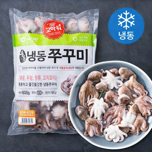 냉동쭈꾸미 - 고마워 통통 쭈꾸미 (냉동), 800g(60~65미), 1개