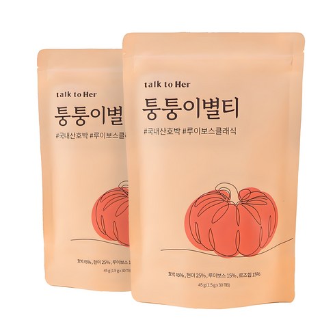 퉁퉁이별티 - 톡투허 퉁퉁이별티, 1.5g, 30개입, 2개