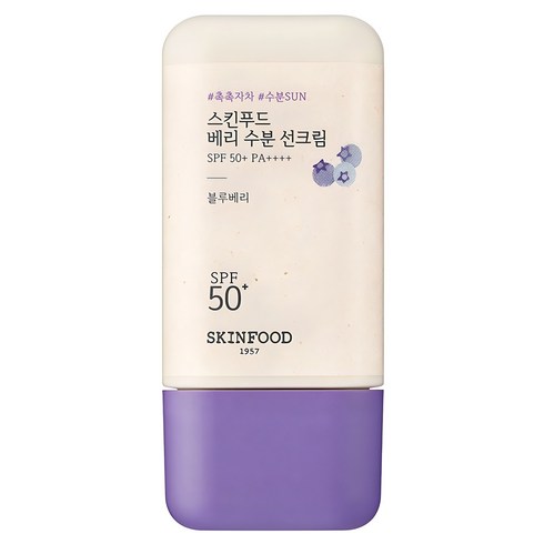 스킨푸드네이버스토어 - 스킨푸드 베리 수분 선크림 SPF50+ PA++++, 50ml, 1개