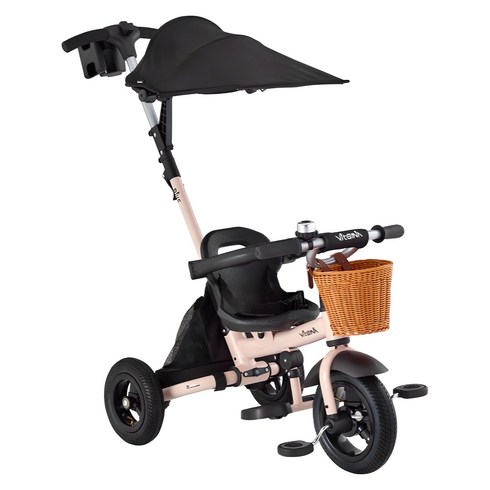 삼천리샘트라이크 - 삼천리자전거 VITAMIN TRIKE PLUS 세발자전거 81cm + 실내보관용 휠커버 세트, 베이지, 1개